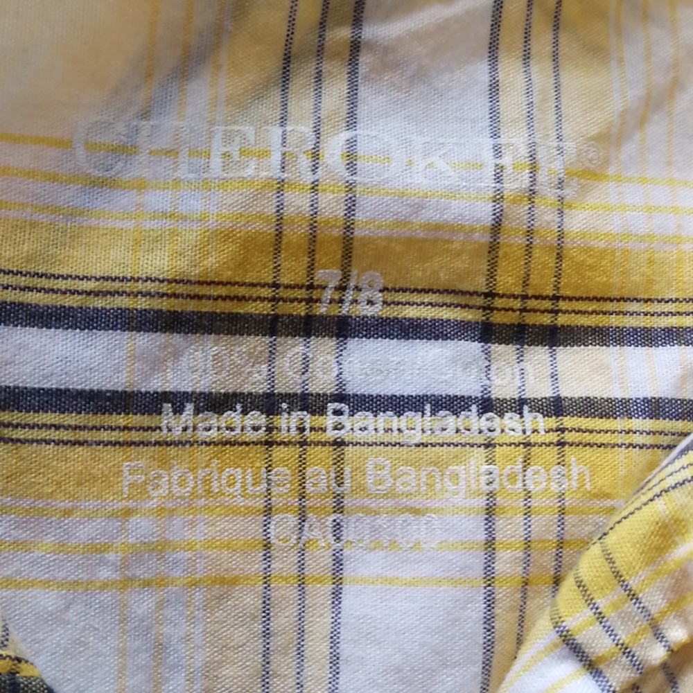 NWOT Boy 7/8 Short Sleeves Shirt - Picture 2 of 4